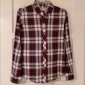 Banana Republic Soft Wash plaid shirt XS